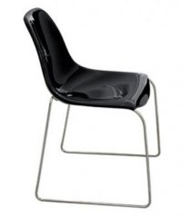 SCAUN DE TERASA MILANO NEGRU - SCAUN DE TERASA MILANO NEGRU